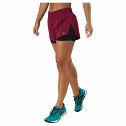 Reebok Wor Run 2 In 1 Short Punber Röd Sale