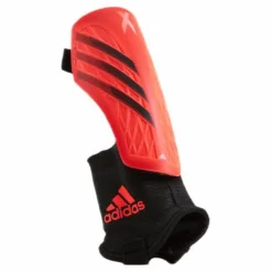 X Shinguard Match Junior Solar Red / White / Solar Yellow / Black*adidas Discount