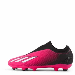 adidas X Speedportal.3 Laceless Firm Ground Boots Team Shock Pink 2 / Zero Metalic / Core Black Svart och Rosa
