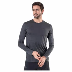 Salomon XA Long Sleeve Tee Black/Grey Svart och Grå Best
