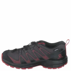 Salomon Xa Pro V8 Cswp J Magnet/black/poppy Red Grå och Svart Discount