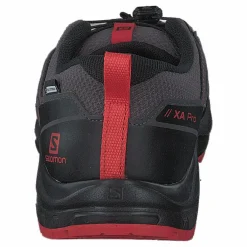Salomon Xa Pro V8 Cswp J Magnet/black/poppy Red Grå och Svart Discount