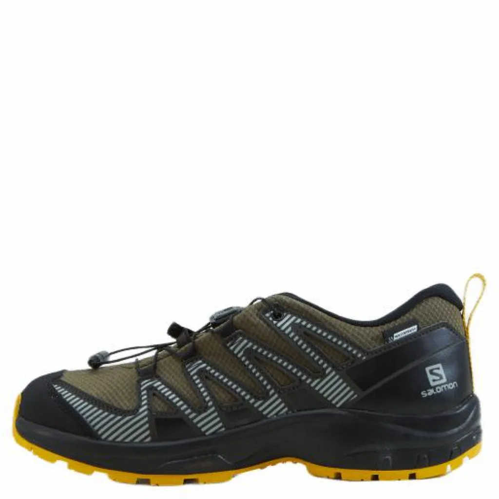 Salomon Xa Pro V8 Cswp J Olive Night/black/sulphur Clearance
