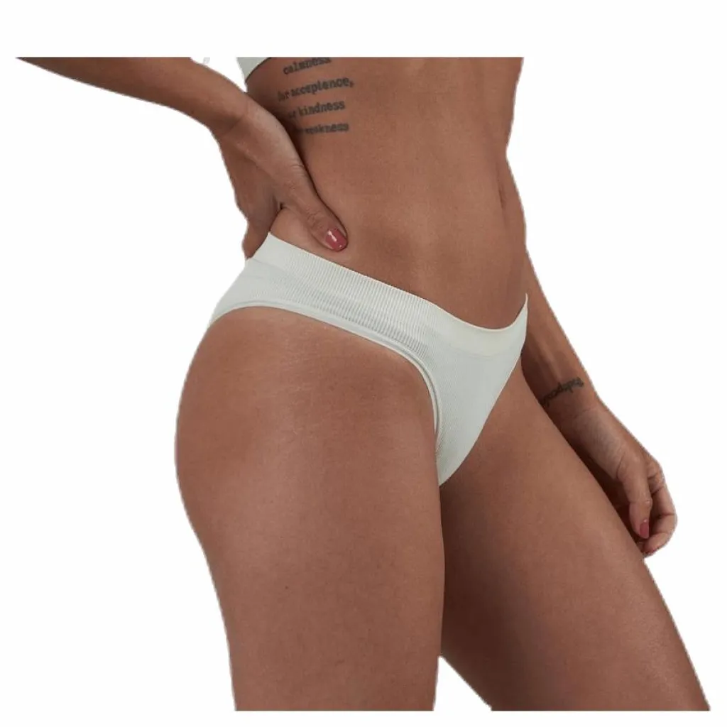 Pieces Ymmi Rib Brief 2-Pack White Vit Clearance