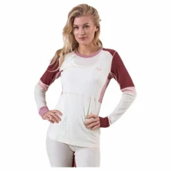 Yndling Long Sleeve Shirt White/Red*Kari Traa Online