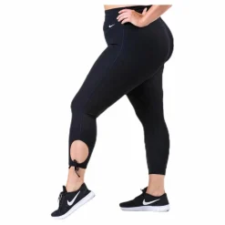 Nike Yoga Collection 7/8 Tight Plus White/Black Svart