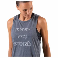 Nike Yoga Tank GRX Grey Grå New