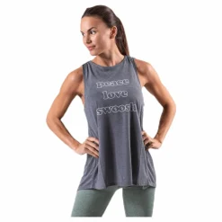 Nike Yoga Tank GRX White/Grey Grå Clearance
