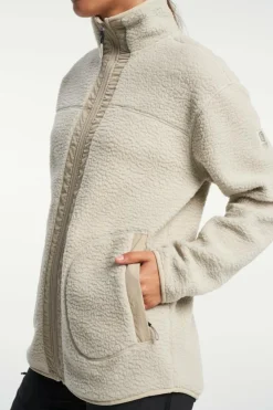 Tenson Yoke Full Zip W Sustained Grey Beige Best