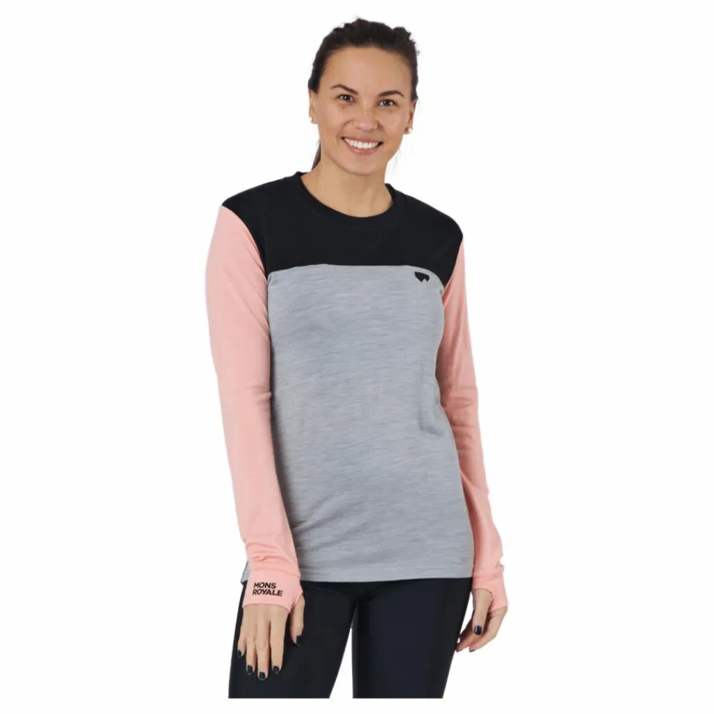 Mons Royale Yotei Bf Tech Ls Dream State Flerfärgad New