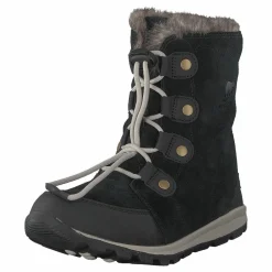 Youth Whitney Suede 010, Black, Dark Stone*Sorel Discount