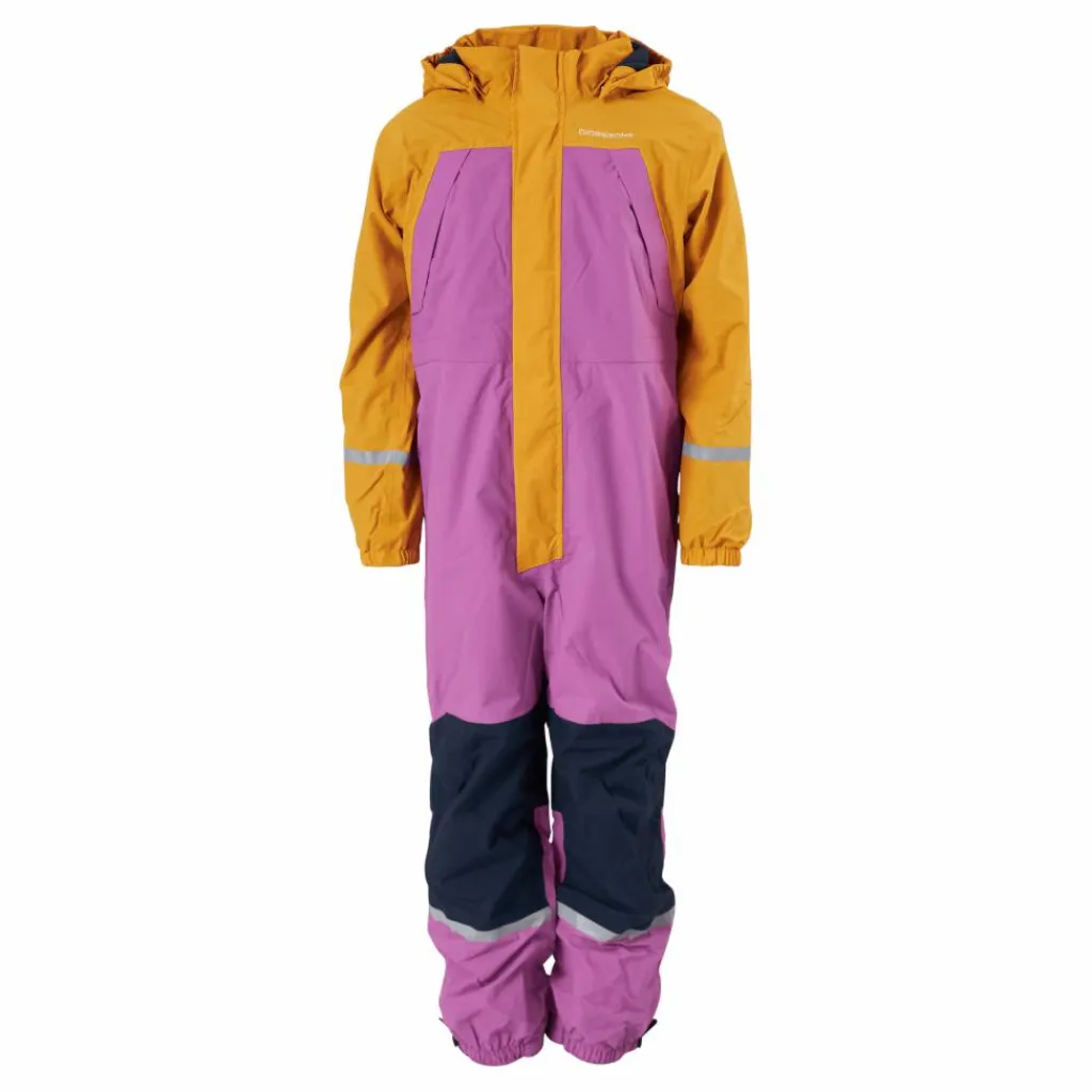 Didriksons Zeb Kids Coverall Radiant Purple Flerfärgad Sale