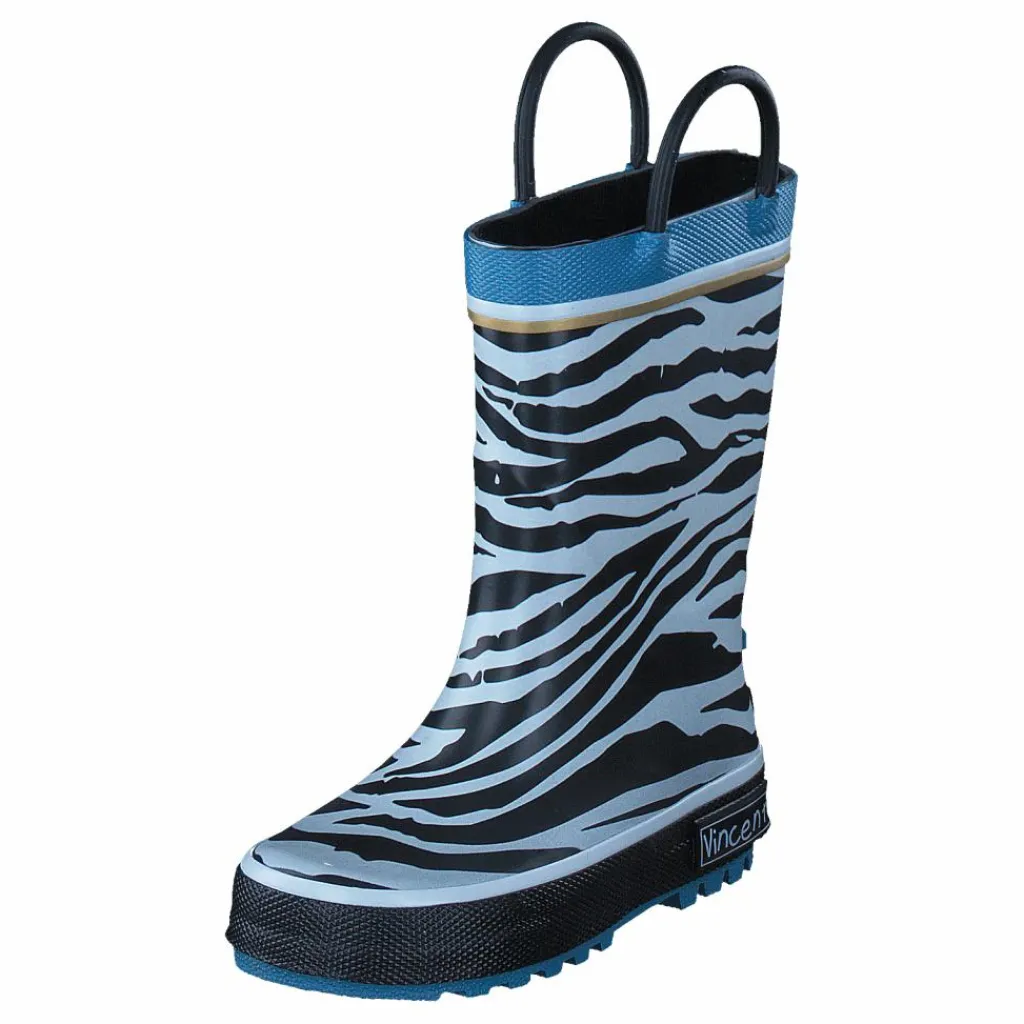 Vincent Zebra Gold Blue Blå Sale