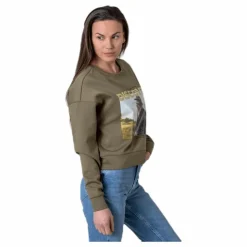 Ziggy L/S O-Neck Box Swt Green*Only Hot