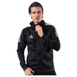 Select Zip Hoodie Monaco Black Svart