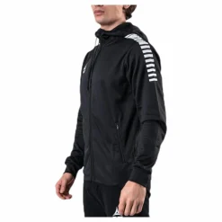 Select Zip Hoodie Monaco Black Svart