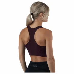 Zip Sports Bra Red*BLACC Hot