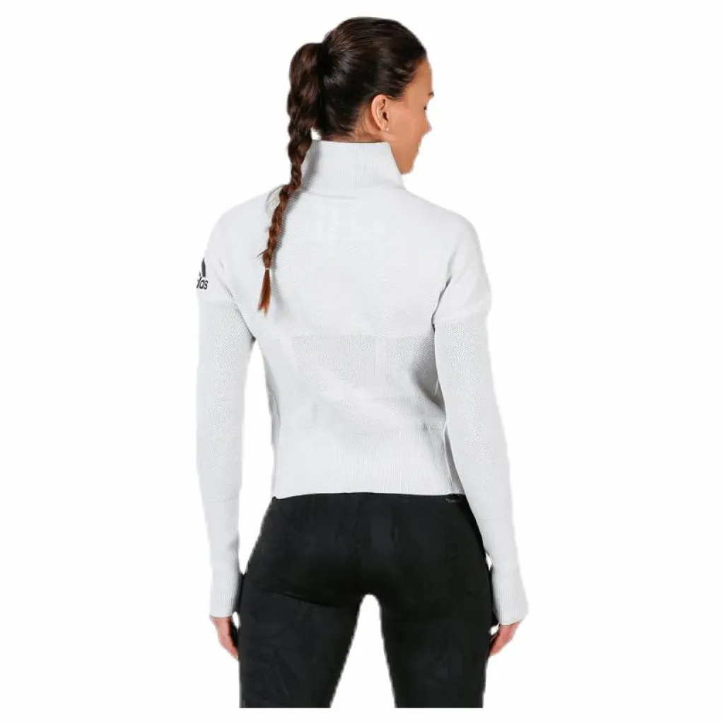 adidas ZNE HTR Primeknit Jacket White Vit