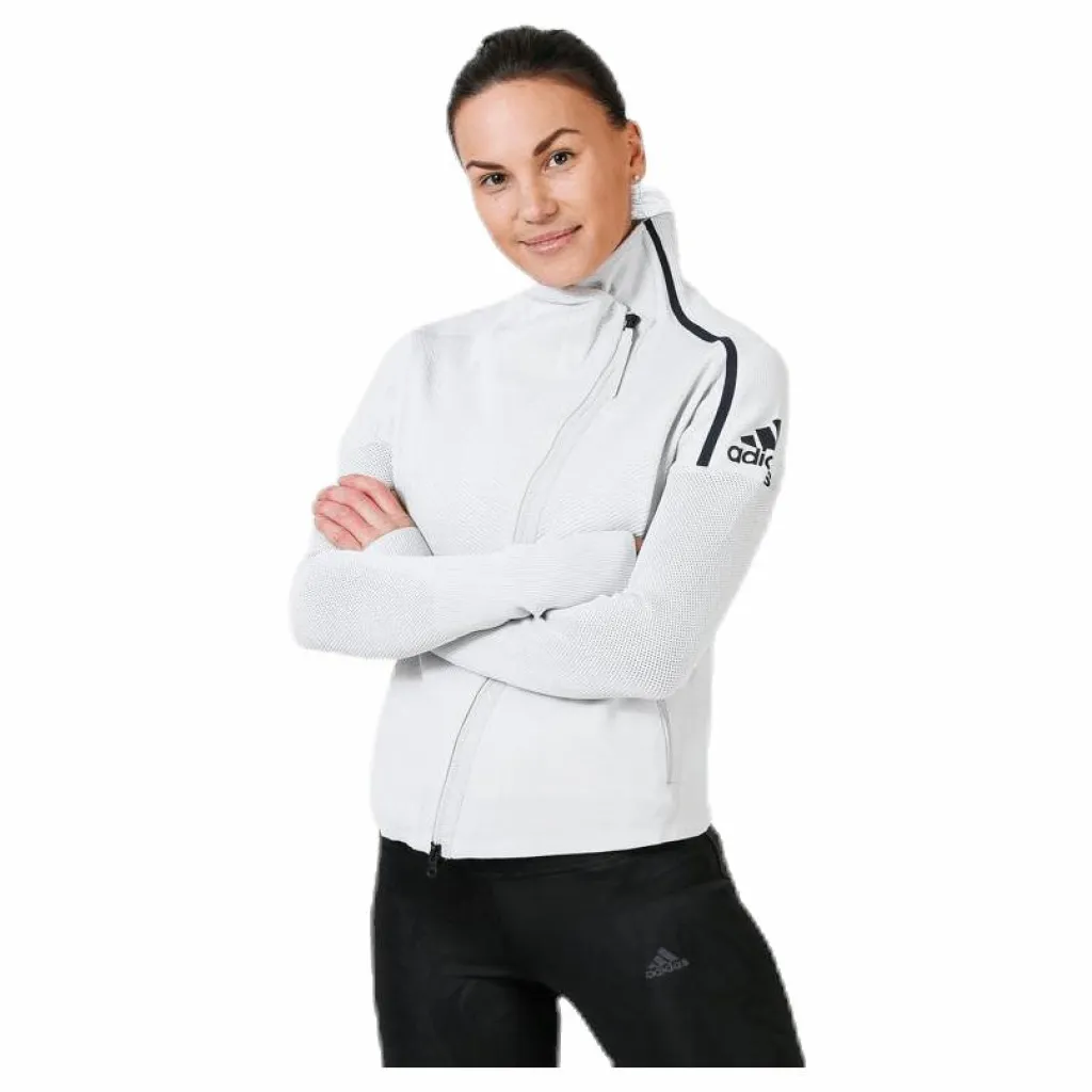 adidas ZNE HTR Primeknit Jacket White Vit