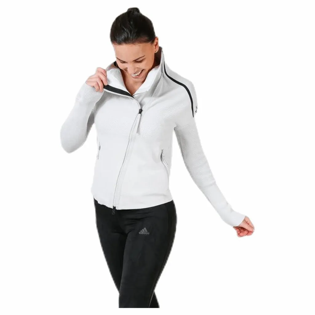 adidas ZNE HTR Primeknit Jacket White Vit